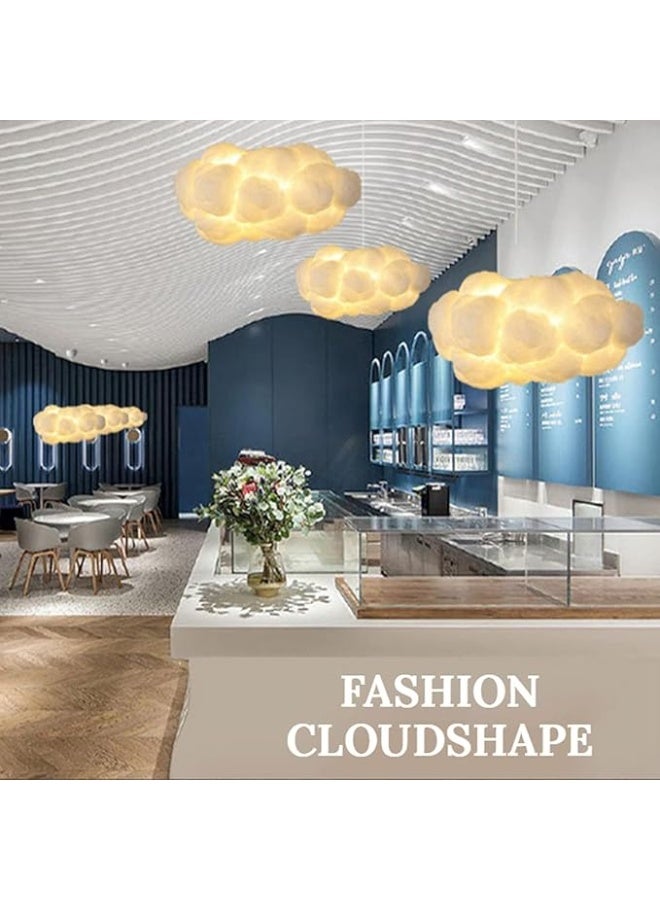 المفتاحة مصباح معلق عصري على شكل سحابة من ALMIFTAH | ثريا معلقة مبتكرة | تصميم سحابة من القطن الناعم | إضاءة ديكورية لغرفة المعيشة، غرفة الأطفال، المطعم والمقهى - Image 5